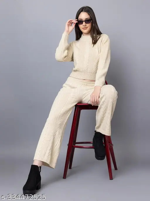 Woolen Winter Wear Tracksuit For Women