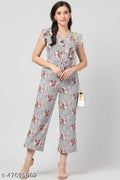 Urbane Retro Women Jumpsuits