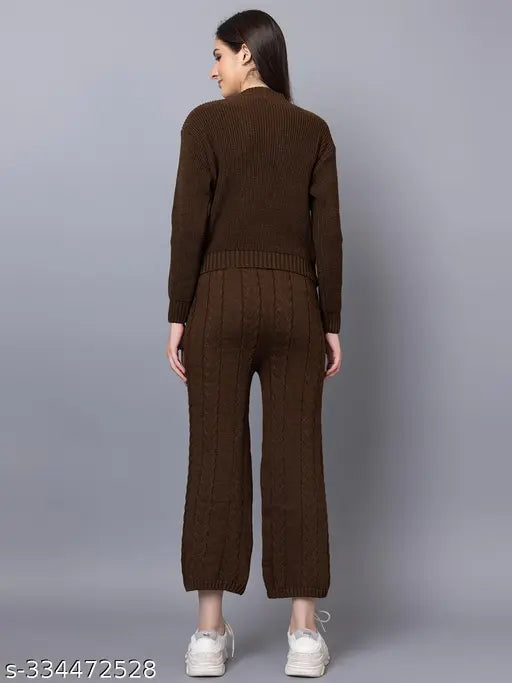 Woolen Winter Wear Tracksuit For Women