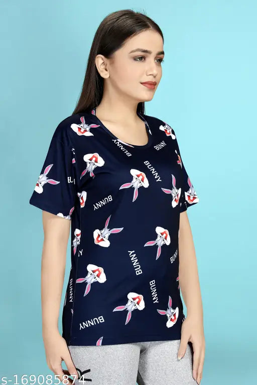 Stylish Printed T-Shirt for Women's