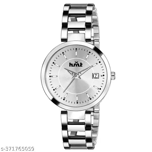 HMXT-100 Date Series Stunning Silver Chain Analog Watches Classic