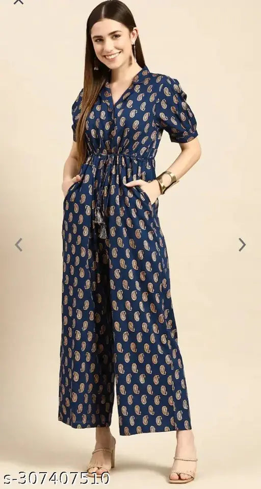 NAVY BLUE JUMPSUIT