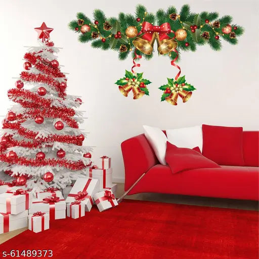 Beautiful Crative Christmas tree wall sticker