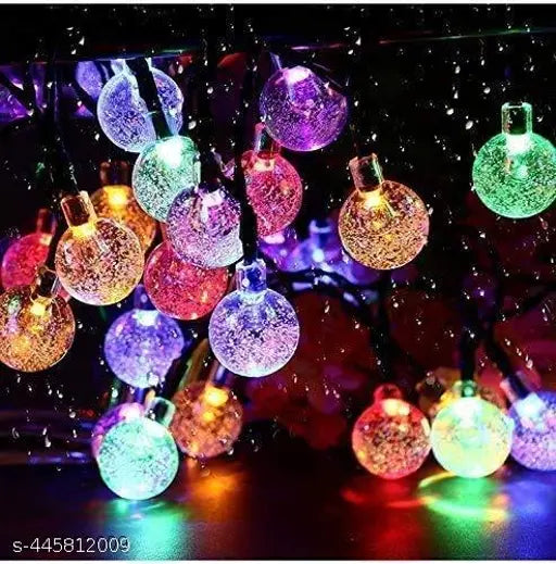 String Ball Multicolor Light 16 LED 10 Feet Outdoor String Lights