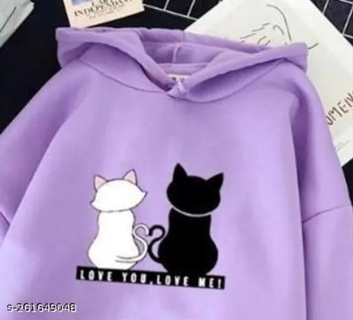 Hoodies Dabble Cat For Women