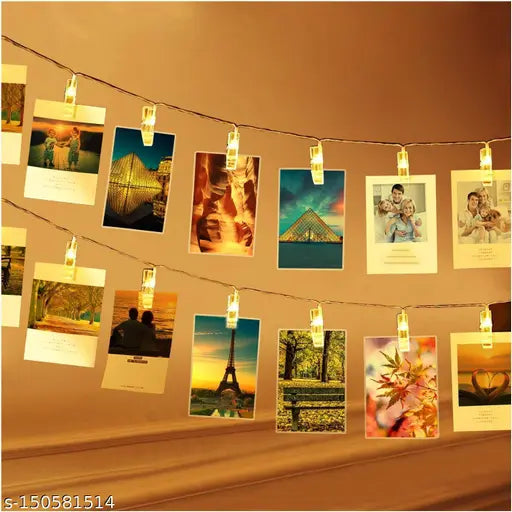 Clip Light 3 meter 14 Photo Clip LED String Lights for Photo Hanging