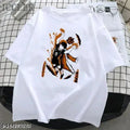 women's sublimation printed white color fabulous tshirt