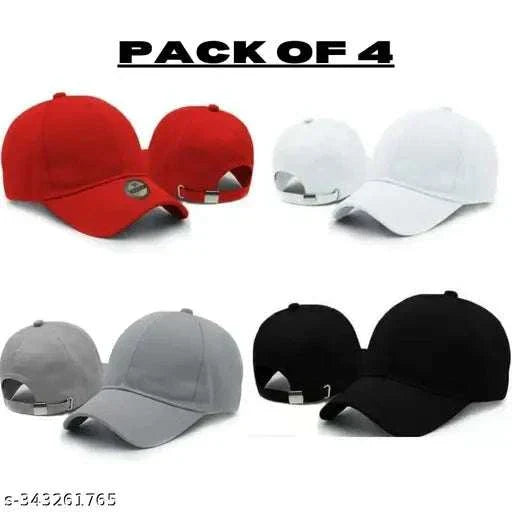 girls & boys fitsStylish Caps/ Trending, Stylish, Comfortable , Soft Cotton Cap Sets