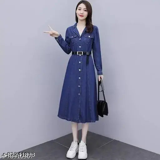 Soften  Woman Denim dress