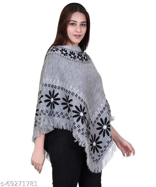 WOMEN WOOLEN PONCHO