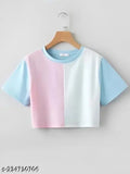 Women And Girls Fancy Crop Top For Casual / Daily Wear Use With Stylish Design Beautiful Color Combination (Pack Of 1)