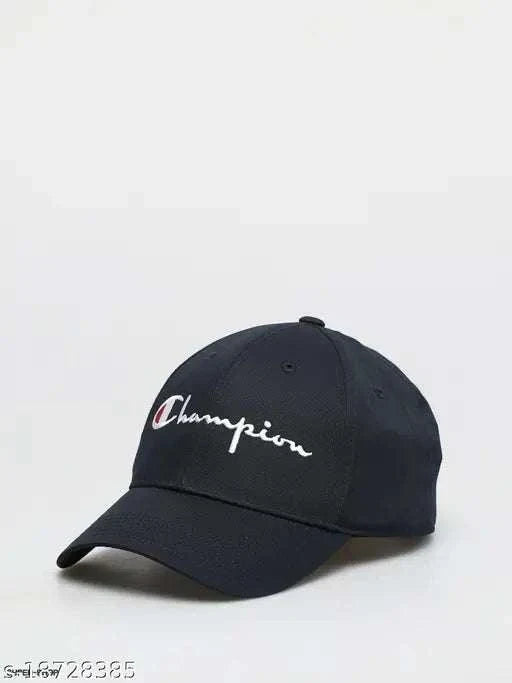 Stylish Women Black Cotton Baseball Cap