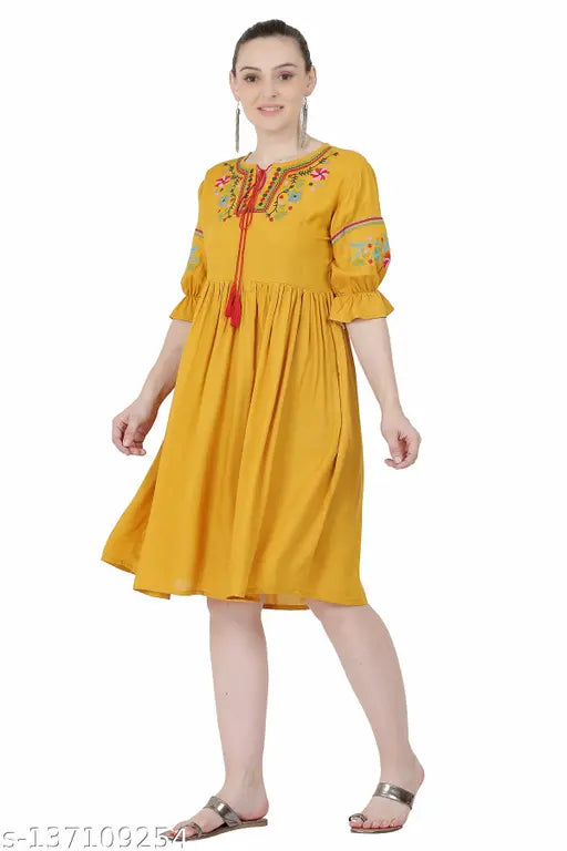 Women's Embroidered Thread Work in Wine Color Kurta's best Valentine's Day deal