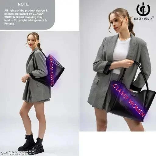 "Elegant tote bag for women, perfect for work and casual outings"