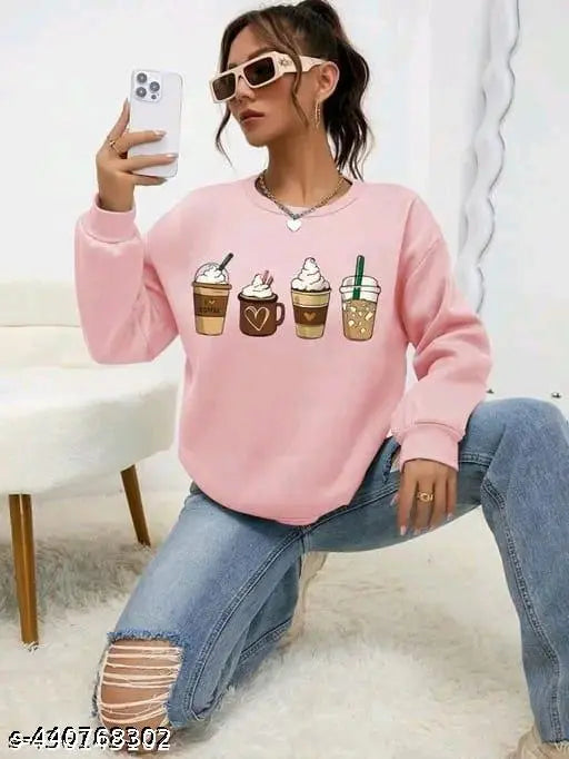 Pink 4 Mug Sweatshirt