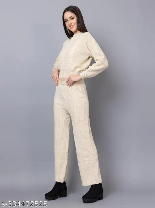 Woolen Winter Wear Tracksuit For Women