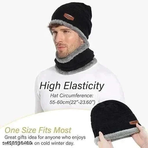 men women girl boyWarm, Snow Proof - 20 Degree Temperature Unisex Acrylic Woolen Combo