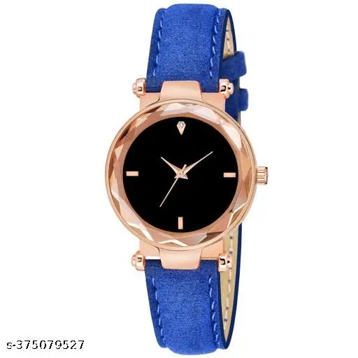 BROSEN Stylish Leather Women's Analog Watch