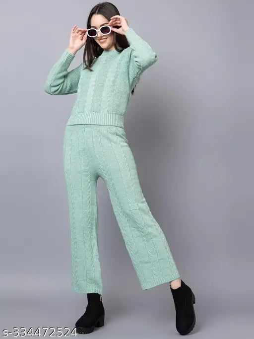 Woolen Winter Wear Tracksuit For Women