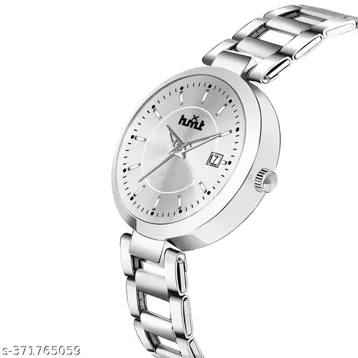 HMXT-100 Date Series Stunning Silver Chain Analog Watches Classic