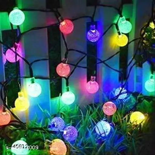 String Ball Multicolor Light 16 LED 10 Feet Outdoor String Lights