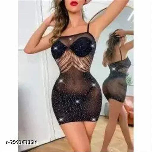 Babydolls – Sexy Mesh Babydoll Lingerie with Fishnet Design