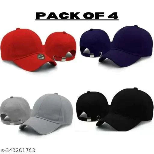 girls & boys fitsStylish Caps/ Trending, Stylish, Comfortable , Soft Cotton Cap Sets