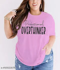 Womens Plain 100% cotton Printed OVERSIZED T-Shirts/ Plus size t-shirts