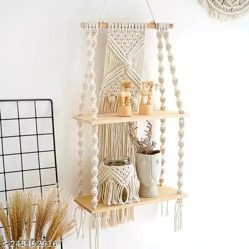 Wall Hanging Decor, Home Decor, Wall Shelves, Wall Hangings for Home Decoration, Wall Decor, Room Decor Items for Bedroom, Aesthetic Room Decor, Wall