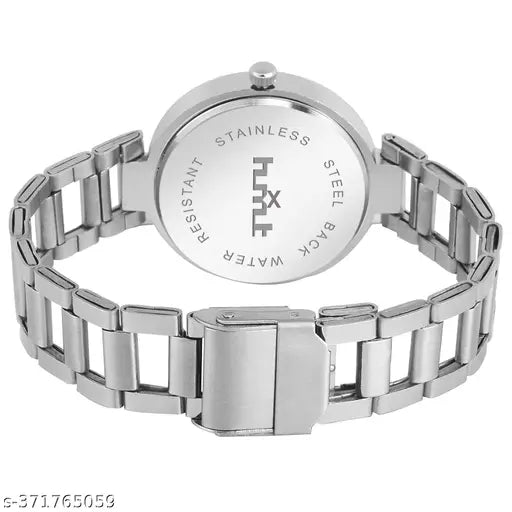 HMXT-100 Date Series Stunning Silver Chain Analog Watches Classic