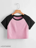 Women And Girls Fancy Crop Top For Casual / Daily Wear Use With Stylish Design Beautiful Color Combination (Pack Of 1)