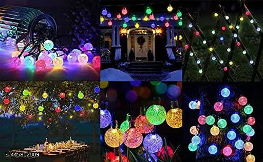 String Ball Multicolor Light 16 LED 10 Feet Outdoor String Lights