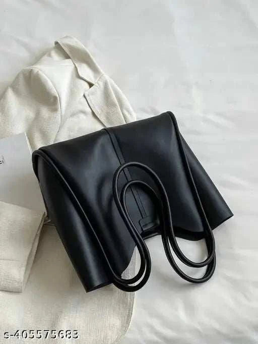 "Black tote bag for women – stylish handbag for office and daily use"