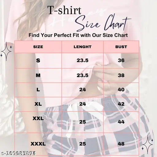 Stylish Printed T-Shirt for Women's