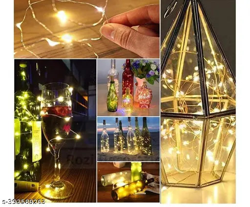 Nimkar' s Fairy Cork Light -20 LED Waterproof Cork String Light