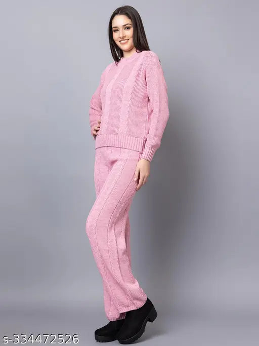 Woolen Winter Wear Tracksuit For Women