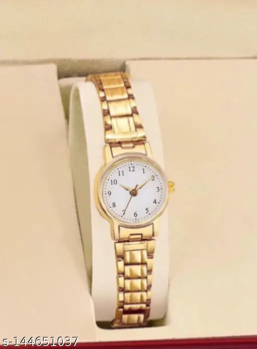 Radius Party Wear Golden women Watch