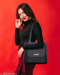 "Eco-friendly PU leather handbag for women and girls"