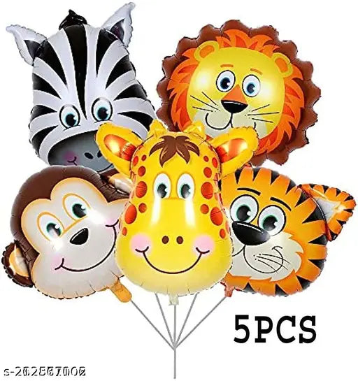 54pcs Jungle Theme First Happy Birthday Decoration Set