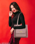 "Eco-friendly PU leather handbag for women and girls"