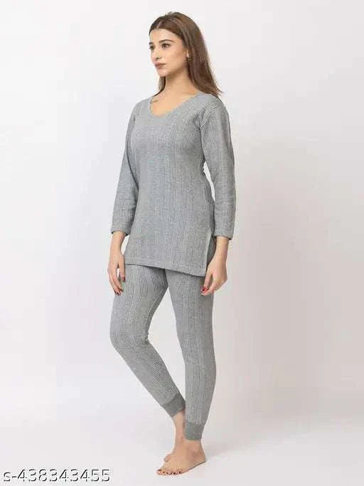 Winter Night Suit for Women – Cozy Round Neck Nightwear