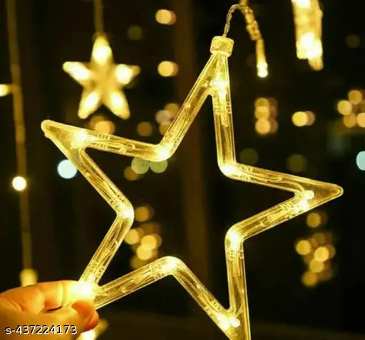 6Star+6Curtain light (LED light for home decoration ,party decoration)