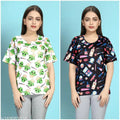 Stylish Printed T-Shirt for Women's