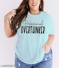 Womens Plain 100% cotton Printed OVERSIZED T-Shirts/ Plus size t-shirts