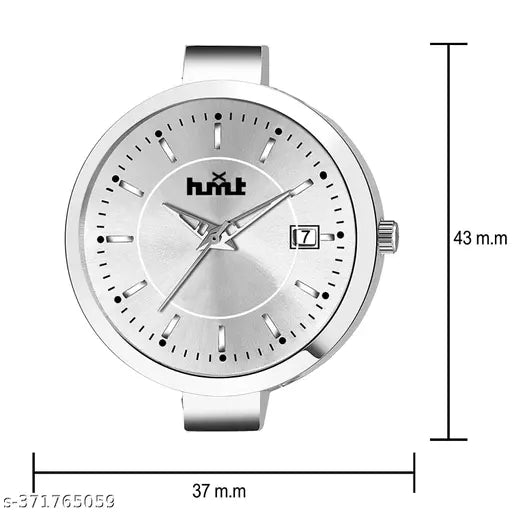 HMXT-100 Date Series Stunning Silver Chain Analog Watches Classic