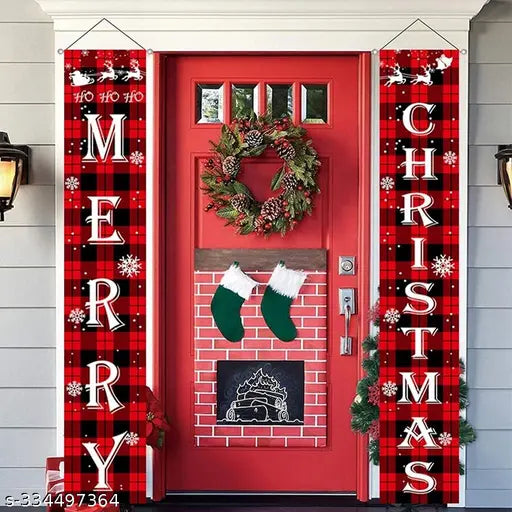 Christmas Decorations Outdoor Yard Front Porch Sign Set