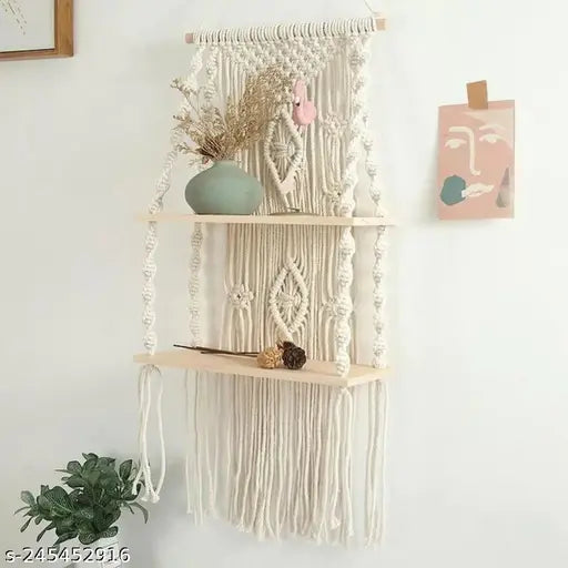 Wall Hanging Decor, Home Decor, Wall Shelves, Wall Hangings for Home Decoration, Wall Decor, Room Decor Items for Bedroom, Aesthetic Room Decor, Wall