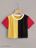 Women And Girls Fancy Crop Top For Casual / Daily Wear Use With Stylish Design Beautiful Color Combination (Pack Of 1)