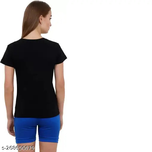 BI FASHION WOMENS PLAIN T-SHIRTS