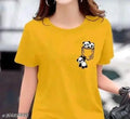 RUJI-Fancy trendy stylish women cotton blend tshirt.Stylish tshirt.Durable and stylish tshirt.